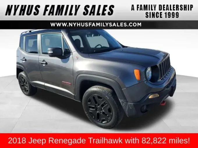 2018 Jeep Renegade Gray, 83K miles for Sale