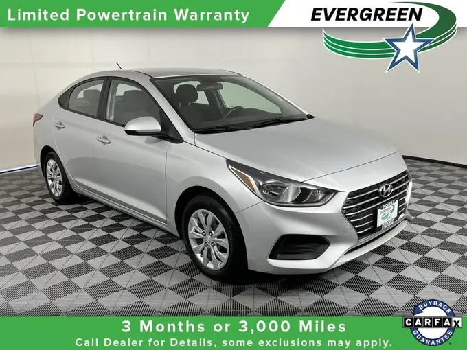 2021 Hyundai Accent Silver, 28K miles for Sale