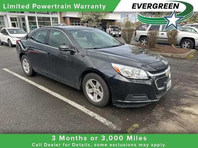 2015 Chevrolet Malibu Black, 79K miles for Sale