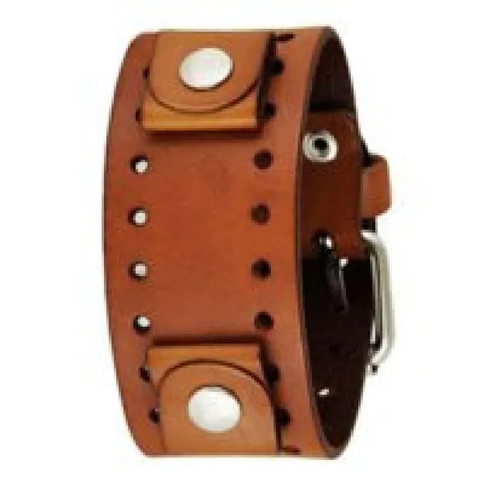 Black Leather Cuff Nemesis Watch Inc. for Sale