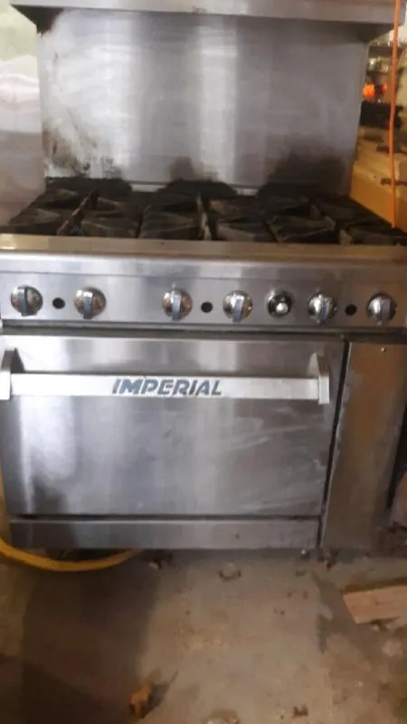 6 burner stove n oven for Sale