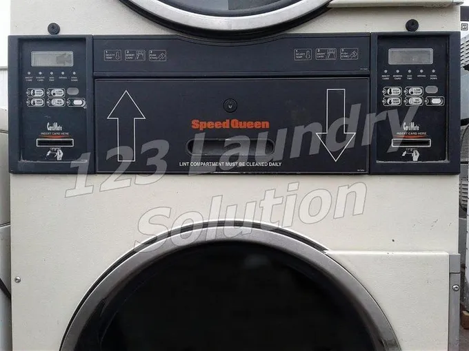 Coin Operated Speed Queen Commercial Stack Dryer Card Reader 30LB ST0300DRGZ for Sale