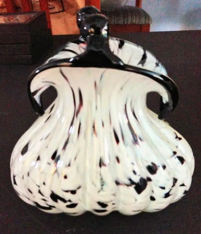 Beautiful blown Deco art glass. And perfect shape no chips or cracks for Sale