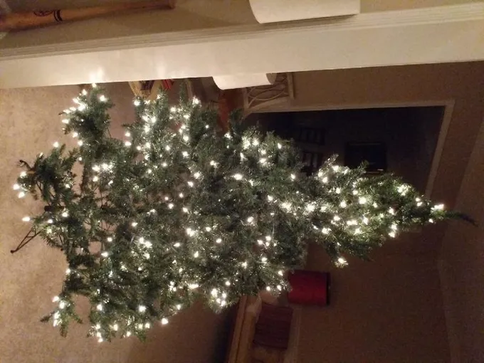 Six foot artificial Christmas tree for Sale