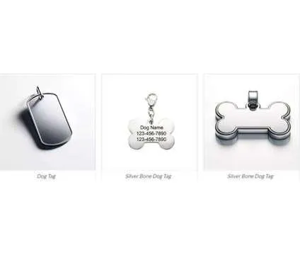 Stainless Steel Universal Custom Dog Tag Name Tag for Sale