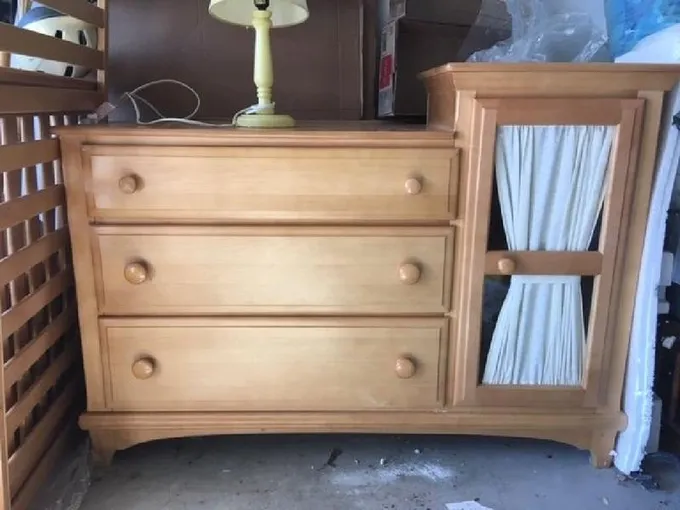 Crib, changing table and rocking chair for Sale