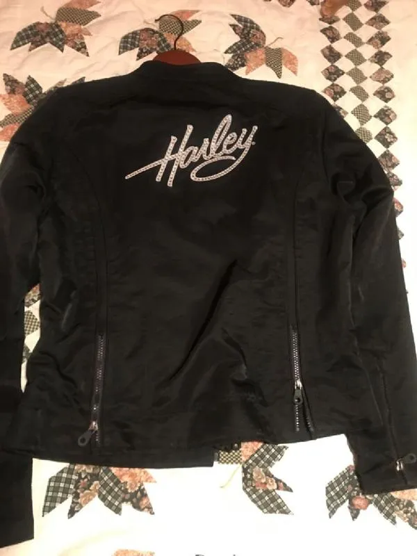 Harley Davidson ladies black jacket for Sale