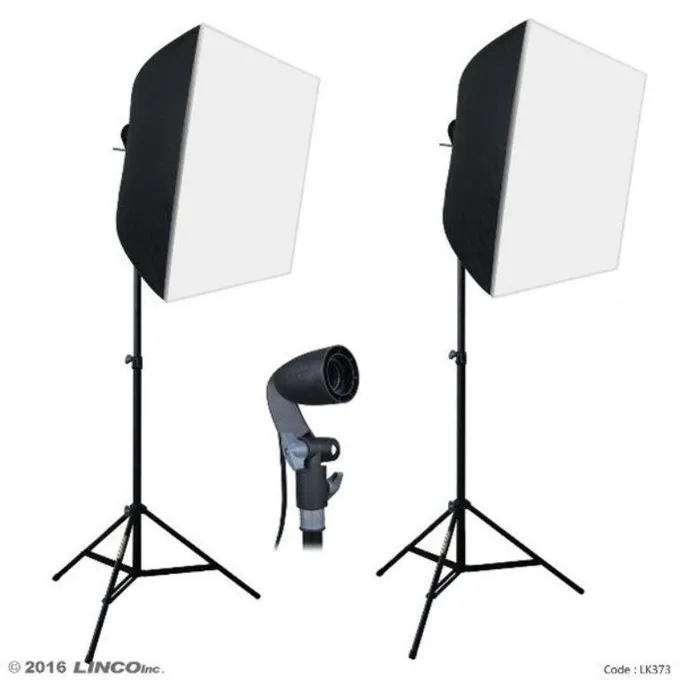 Linco Photography Portrait Softbox Light Kit Plus 2 floodlights for Sale