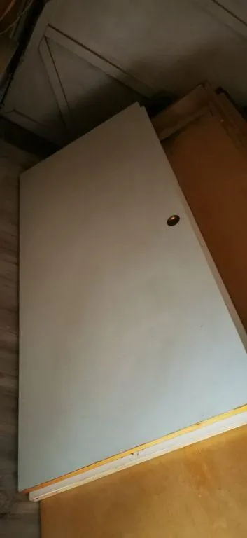 Free furniture, tables, interior doors, metal bed, outdoor custom made doors, etc for Sale