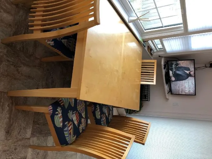Solid wood dining table for Sale