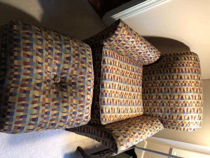 Chair and Ottoman for Sale