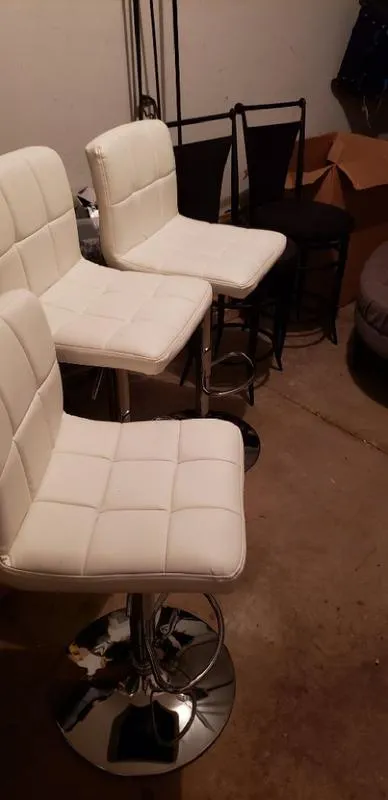 Bar stools/storage ottoman/shoe rack for Sale