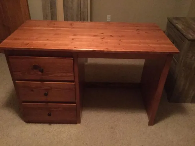 Pine Desk - Great for Teeneage s Room or Small Office for Sale