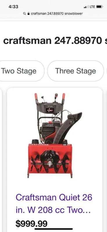 Snowblower for Sale