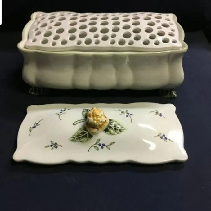 Princess House Floral Arranger/Serving Dish for Sale