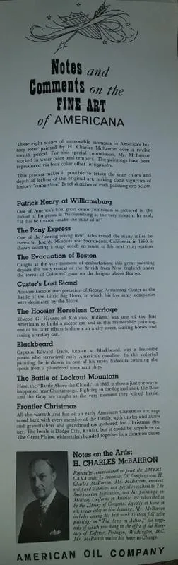 6 American Oil Company Prints by H Charles Mc Barron for Sale