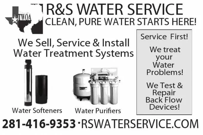 Water Softeners. Water Treatment. RS Water Svc [phone removed] for Sale