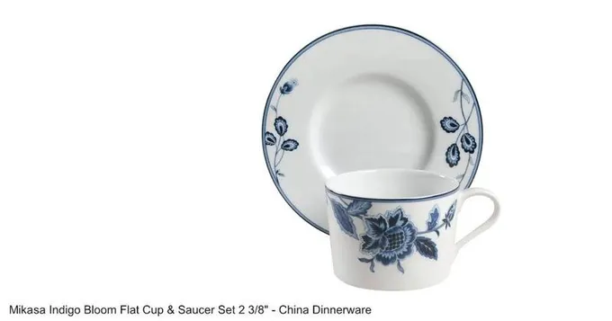 Mikasa Indigo Bloom cup/saucer for Sale