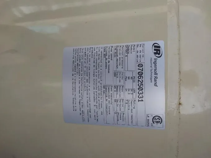 Ingersoll Rand air compressor for Sale