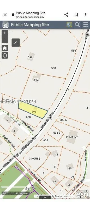 598 WILLIAM HILTON PKWY, Hilton Head Island, SC 29928 Land For Sale  MLS# 436745