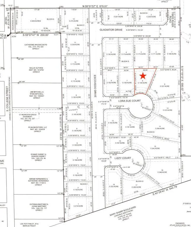 Lot 8 Block D Lora Sue Court, Italy, TX 76651 for Sale