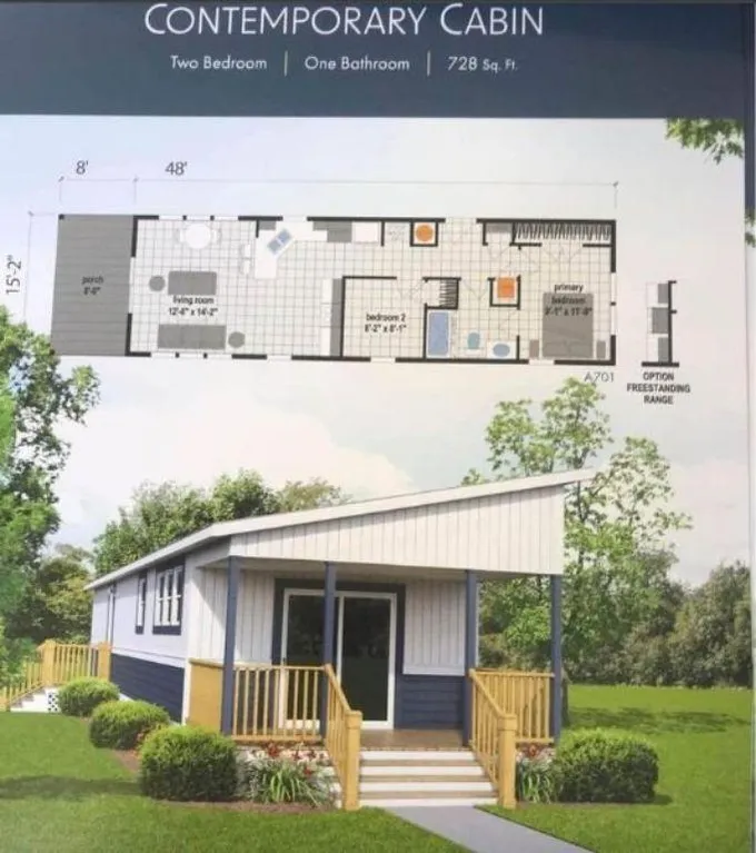 2bd 2ba Mobile Home in stabilized park for Sale