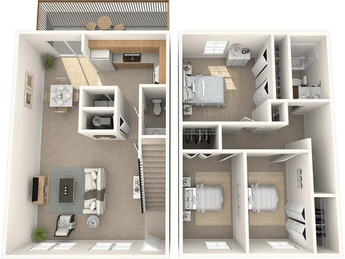 Ashmore Trace - 3 Bedroom Townhome for Rent