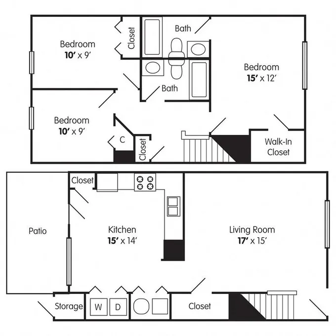Bethabara Pointe - 3 Bedroom Townhome for Rent