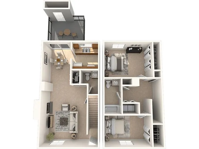 University Park - Two Bedroom Townhome for Rent
