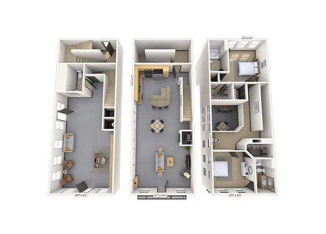 MAA Baldwin Park - Townhome 2x2. SF for Rent