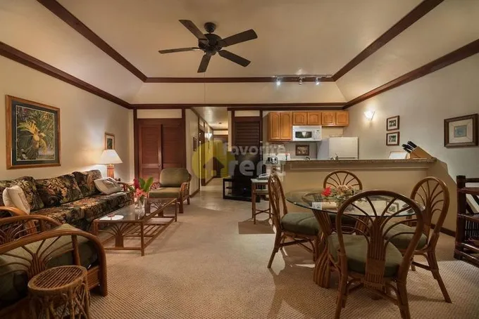 Poipu Beach 1 bedroom 1 bath condo in Koloa for Rent