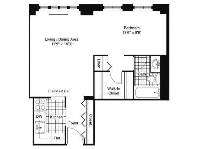 0 Bedroom 1 Bath In Chicago IL 60654 for Rent