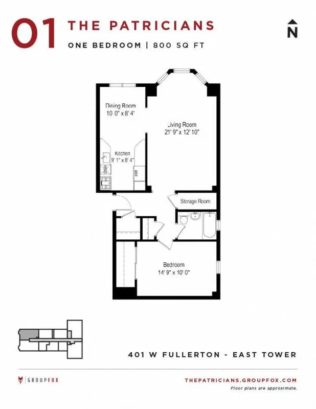 1 Bedroom 1 Bath In Chicago IL 60614 for Rent