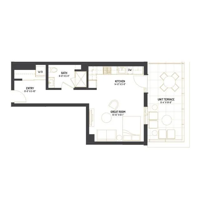 0 Bedroom 1 Bath In Chicago IL 60640 for Rent