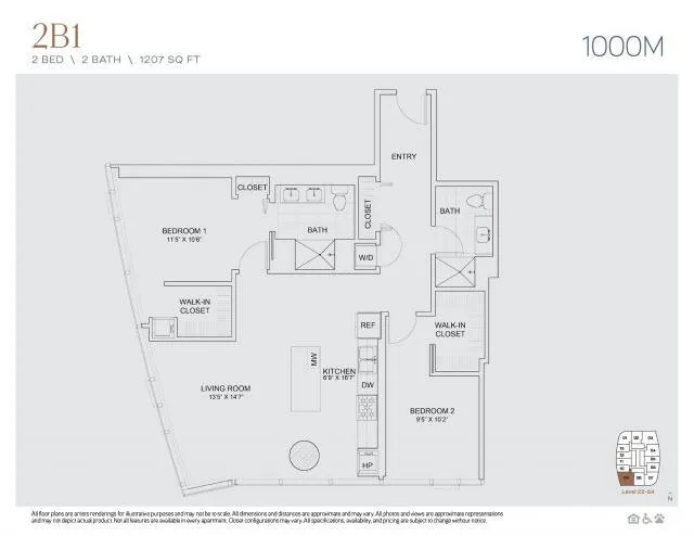 2 Bedroom 2 Bath In Chicago IL 60605 for Rent