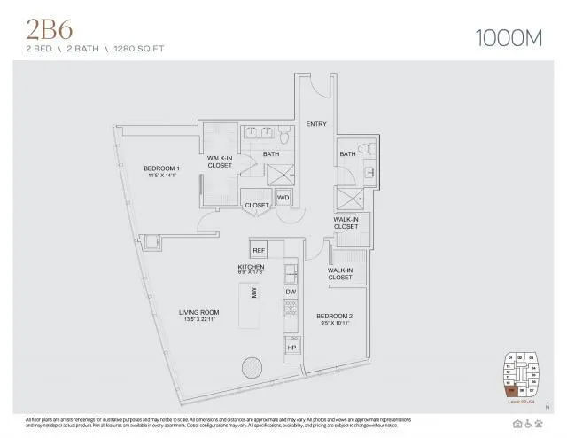 2 Bedroom 2 Bath In Chicago IL 60605 for Rent