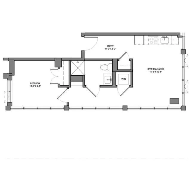1 Bedroom 1 Bath In Chicago IL 60654 for Rent