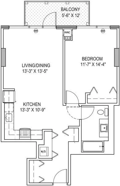 1 Bedroom 1 Bath In Chicago IL 60605 for Rent