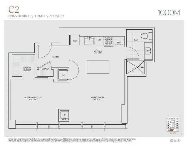 0 bedroom in Chicago IL 60605 for Rent