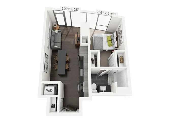 1 Bedroom 1 Bath In Chicago IL 60661 for Rent
