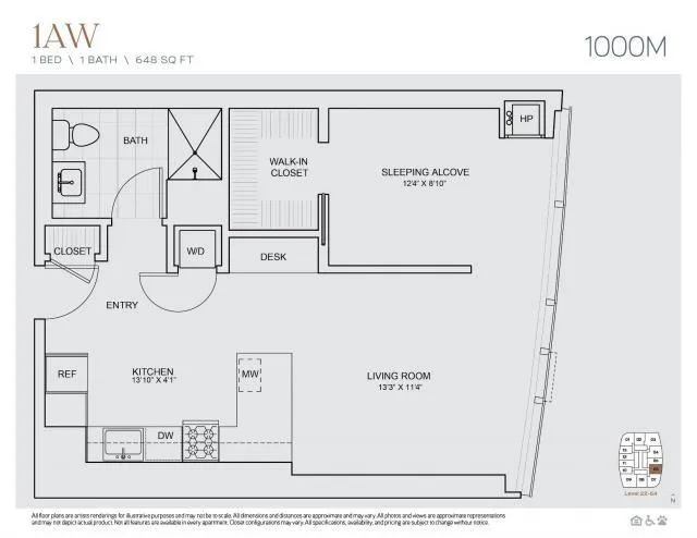 1 Bedroom 1 Bath In Chicago IL 60605 for Rent