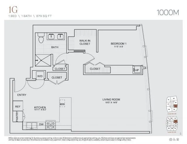1 Bedroom 1 Bath In Chicago IL 60605 for Rent