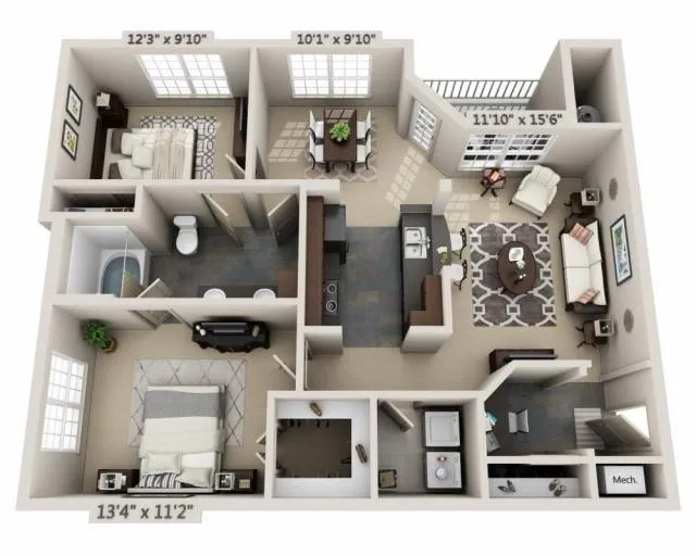 2 bedroom in Tewksbury MA 01876 for Rent