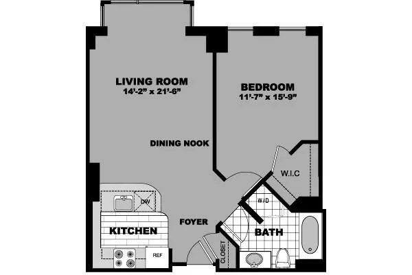 1 bedroom in Waltham MA 02453 for Rent