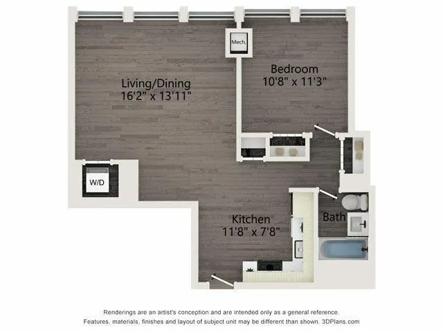 1 Bedroom 1 Bath In Chicago IL 60612 for Rent