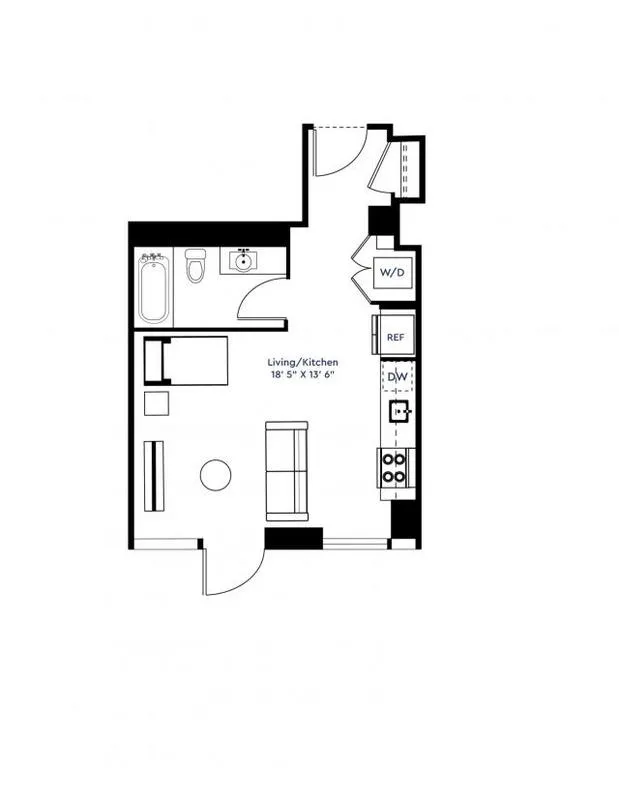 0 Bedroom 1 Bath In Chicago IL 60607 for Rent
