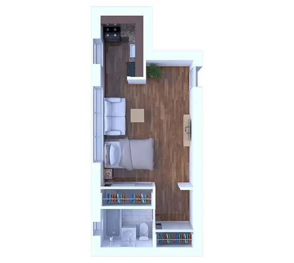 0 Bedroom 1 Bath In Chicago IL 60615 for Rent
