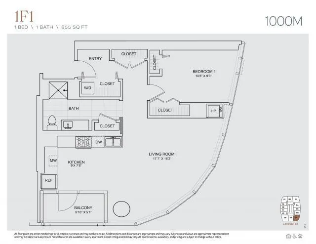 1 Bedroom 1 Bath In Chicago IL 60605 for Rent