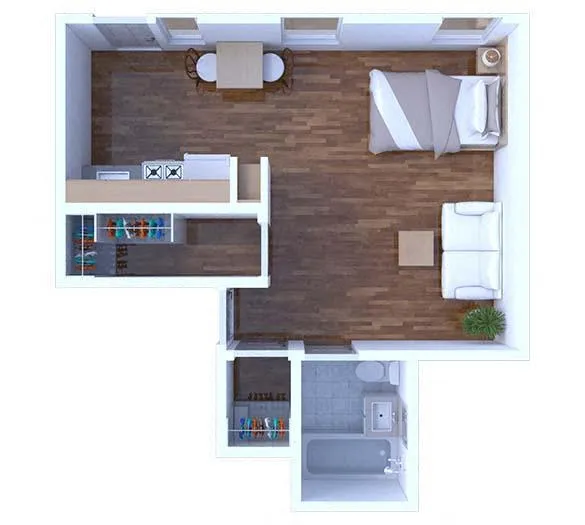 0 Bedroom 1 Bath In Chicago IL 60654 for Rent
