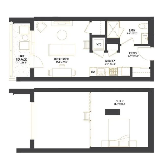 0 Bedroom 1 Bath In Chicago IL 60640 for Rent